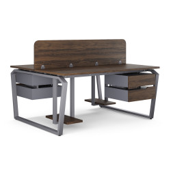 Стол офисный Kobor TB/2-80/160 graphite/charlston Стол офисный Kobor TB/2-80/160 graphite/charlston