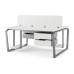 Стол офисный Kobor TB/2-100/120 aluminum/premium Стол офисный Kobor TB/2-100/120 aluminum/premium