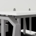 Стол офисный Kobor TB/2-140/120 aluminum/premium Стол офисный Kobor TB/2-140/120 aluminum/premium