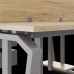 Стол офисный Kobor TB/2-180/160 aluminum/natural