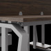 Стол офисный Kobor TB/2-160/160 aluminum/charlston Стол офисный Kobor TB/2-160/160 aluminum/charlston