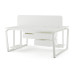 Стол офисный Kobor TB/2-120/140 white/premium Стол офисный Kobor TB/2-120/140 white/premium