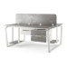 Стол офисный Kobor TB/2-80/120 white/chicago Стол офисный Kobor TB/2-80/120 white/chicago
