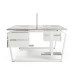 Стол офисный Kobor TB/2-140/160 white/chicago Стол офисный Kobor TB/2-140/160 white/chicago