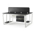 Стол офисный Kobor TB/2-120/140 white/wood