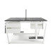 Стол офисный Kobor TB/2-160/160 white/wood