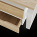 Стол офисный Kobor TB/2-140/140 white/natural