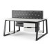 Стол офисный Kobor TR/2-120/120 black/premium Стол офисный Kobor TR/2-120/120 black/premium