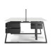 Стол офисный Kobor TR/2-140/120 black/premium