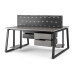 Стол офисный Kobor TR/2-80/160 black/chicago