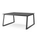 Стол офисный Kobor TR/2-160/160 black/wood