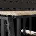 Стол офисный Kobor TR/2-140/140 black/natural Стол офисный Kobor TR/2-140/140 black/natural