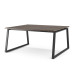 Стол офисный Kobor TR/2-160/140 black/charlston