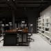 Стол офисный Kobor TR/2-160/140 black/charlston