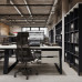 Стол офисный Kobor TR/2-100/160 graphite/premium Стол офисный Kobor TR/2-100/160 graphite/premium
