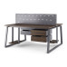 Стол офисный Kobor TR/2-100/160 graphite/charlston Стол офисный Kobor TR/2-100/160 graphite/charlston