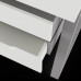 Стол офисный Kobor TR/2-180/120 aluminum/premium