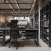 Стол офисный Kobor TR/2-160/160 aluminum/chicago Стол офисный Kobor TR/2-160/160 aluminum/chicago