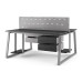 Стол офисный Kobor TR/2-160/120 aluminum/wood Стол офисный Kobor TR/2-160/120 aluminum/wood