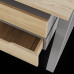 Стол офисный Kobor TR/2-160/140 aluminum/natural