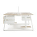 Стол офисный Kobor TR/2-160/140 white/natural Стол офисный Kobor TR/2-160/140 white/natural