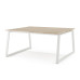 Стол офисный Kobor TR/2-80/160 white/natural