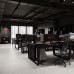 Стол офисный Kobor OTR/2-80/140 black/wood Стол офисный Kobor OTR/2-80/140 black/wood