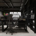 Стол офисный Kobor OTR/2-100/140 black/wood Стол офисный Kobor OTR/2-100/140 black/wood