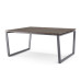 Стол офисный Kobor OTR/2-120/140 graphite/charlston Стол офисный Kobor OTR/2-120/140 graphite/charlston