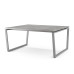 Стол офисный Kobor OTR/2-100/120 aluminum/chicago Стол офисный Kobor OTR/2-100/120 aluminum/chicago