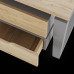 Стол офисный Kobor OTR/2-180/160 aluminum/natural Стол офисный Kobor OTR/2-180/160 aluminum/natural