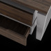 Стол офисный Kobor OTR/2-140/160 aluminum/charlston Стол офисный Kobor OTR/2-140/160 aluminum/charlston