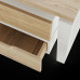 Стол офисный Kobor OTR/2-120/160 white/natural