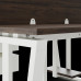 Стол офисный Kobor OTR/2-160/140 white/charlston