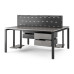 Стол офисный Kobor P/2-80/120 black/chicago Стол офисный Kobor P/2-80/120 black/chicago