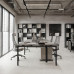Стол офисный Kobor P/2-100/140 black/chicago Стол офисный Kobor P/2-100/140 black/chicago