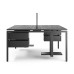 Стол офисный Kobor P/2-120/120 black/wood Стол офисный Kobor P/2-120/120 black/wood