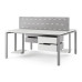 Стол офисный Kobor P/2-120/160 aluminum/premium Стол офисный Kobor P/2-120/160 aluminum/premium