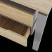 Стол офисный Kobor P/2-100/140 aluminum/natural Стол офисный Kobor P/2-100/140 aluminum/natural
