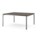 Стол офисный Kobor P/2-140/160 aluminum/charlston Стол офисный Kobor P/2-140/160 aluminum/charlston