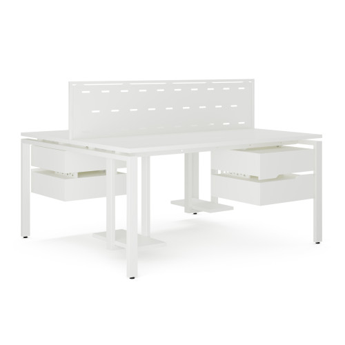 Стол офисный Kobor P/2-140/140 white/premium Стол офисный Kobor P/2-140/140 white/premium