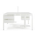 Стол офисный Kobor P/2-120/160 white/premium Стол офисный Kobor P/2-120/160 white/premium