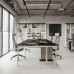 Стол офисный Kobor P/2-180/160 white/wood Стол офисный Kobor P/2-180/160 white/wood