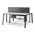 Стол офисный Kobor A/2-100/140 black/premium