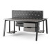 Стол офисный Kobor A/2-180/120 black/chicago Стол офисный Kobor A/2-180/120 black/chicago