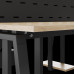 Стол офисный Kobor A/2-80/140 black/natural Стол офисный Kobor A/2-80/140 black/natural