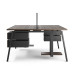 Стол офисный Kobor A/2-80/160 black/charlston Стол офисный Kobor A/2-80/160 black/charlston