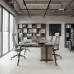 Стол офисный Kobor A/2-140/140 graphite/chicago Стол офисный Kobor A/2-140/140 graphite/chicago