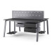 Стол офисный Kobor A/2-180/120 graphite/wood Стол офисный Kobor A/2-180/120 graphite/wood