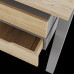 Стол офисный Kobor A/2-120/120 aluminum/natural